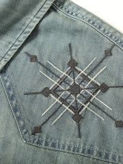 ナバホエンブロイダリーデニムウェスタンシャツ