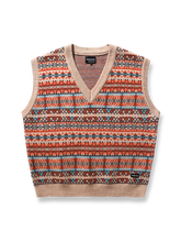 vneck_knit_vest
ナバホ族の幾何学模様をジャガードで表現した100%コットン製ニットベスト。通年使える快適さとヴィンテージ感を兼ね備え、レイヤードに最適なクラシックデザイン。
