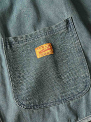 詳細画像: パッチポケットとヴィンテージウォッシュ加工のディテール画像