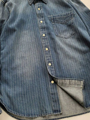 WABASH抜染 デニムシャツ