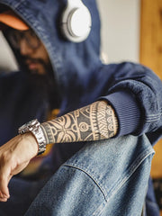 ウォッシュドデニム J130 フーデッド アクティブジャケット