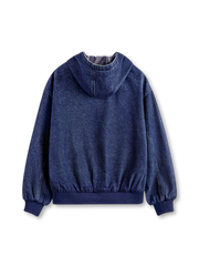 ウォッシュドデニム J130 フーデッド アクティブジャケット