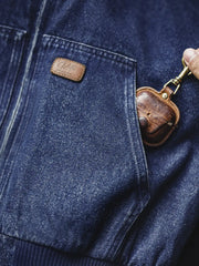 ウォッシュドデニム J130 フーデッド アクティブジャケット