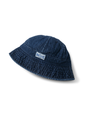 ウォッシュ加工デニムバケットハット