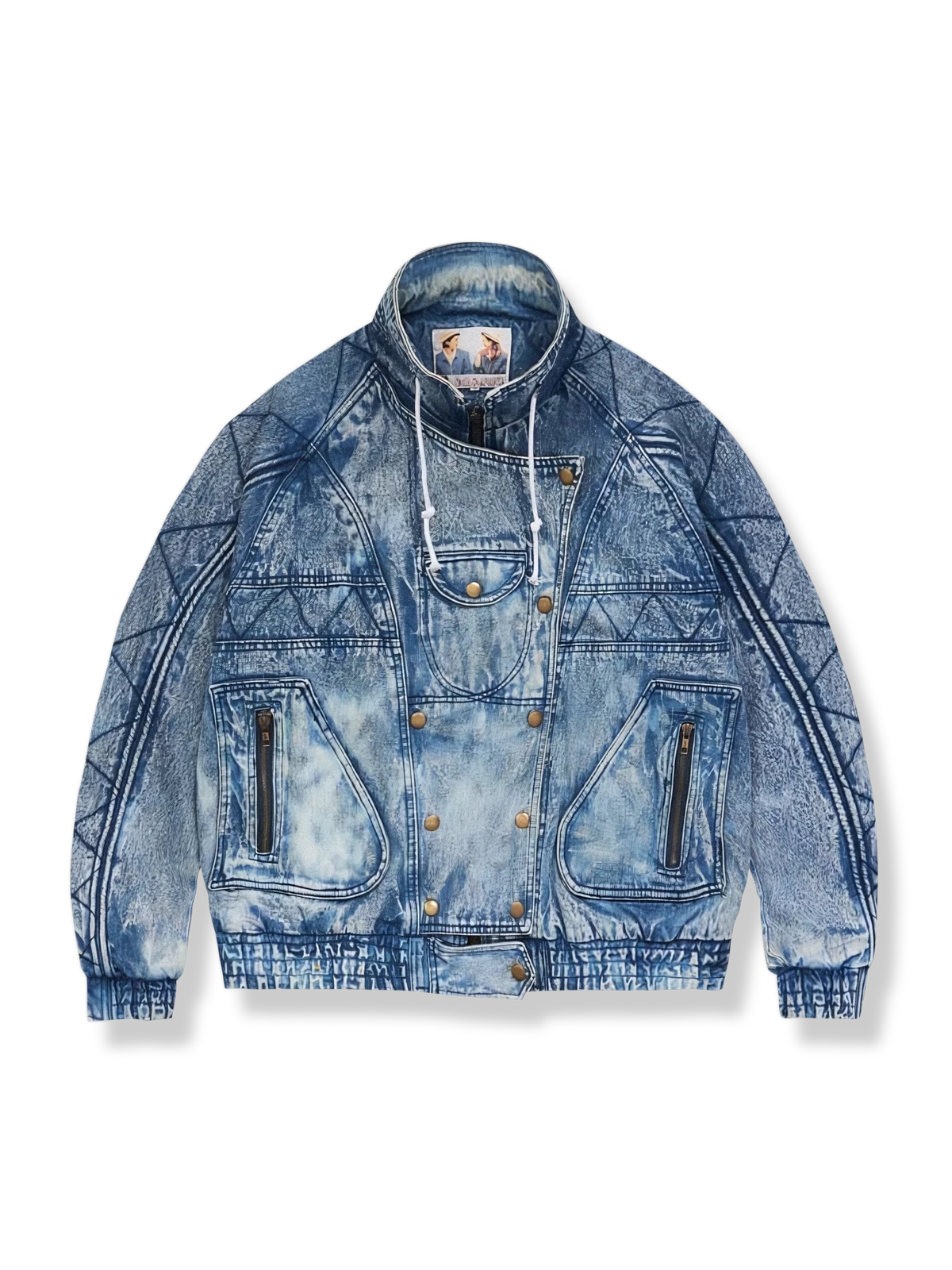 ヘビーウォッシュ加工でヴィンテージ感を強調したデニムジャケット。