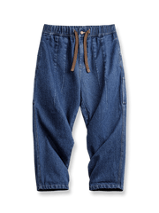 ウォッシュ加工のリバーシブルカーペンタージーンズ