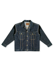 1960年代工装ベスト改良版、8ウェールコーデュロイ生地使用の水洗い加工ヴィンテージベスト。大フラップポケットと手作業ロックエッジ付き。