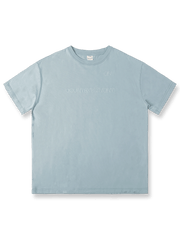 ウォッシュドヴィンテージエンブロイダリー半袖Tシャツ。