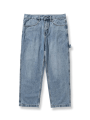 ウォッシュドワークスタイルデニムパンツ