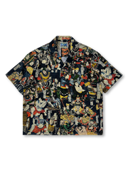 水滸伝百八星浮世絵リヨセルキューバカラーシャツ