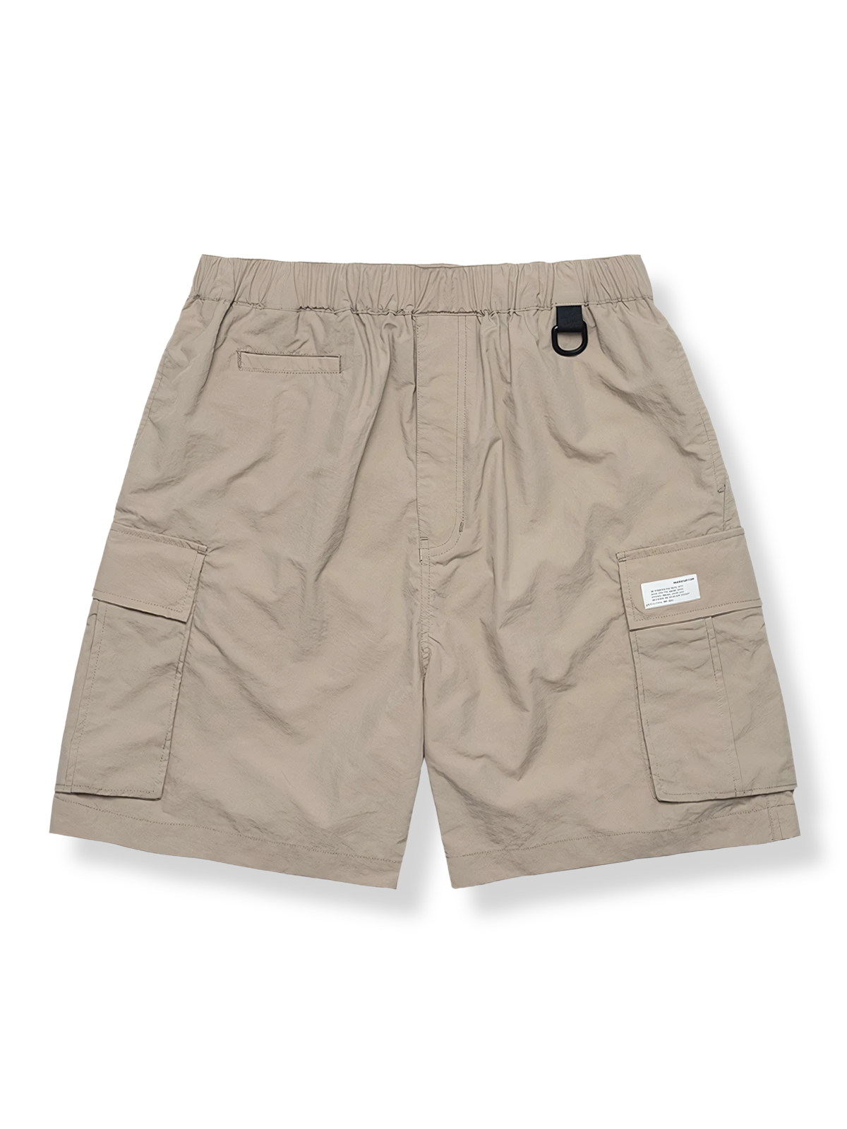 リップル加工を施した防水ナイロンショートパンツ