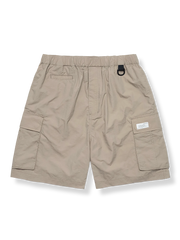 リップル加工を施した防水ナイロンショートパンツ