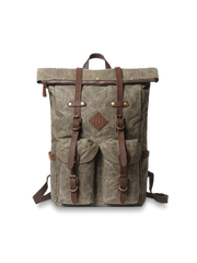 ヴィンテージ感のあるワックスキャンバスリュックサック
