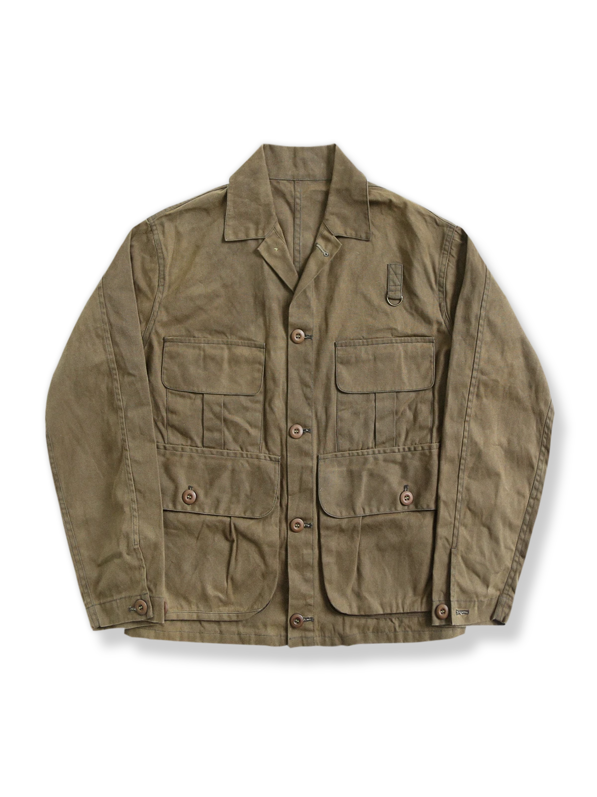 ワックス加工のオイルハンティングジャケット