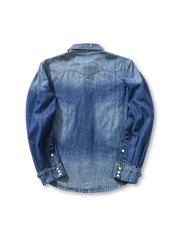 ウエスタン デニム スナップシャツ