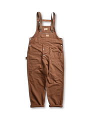 大きなポケットと調節可能なショルダーストラップが特徴のワークオーバーオール