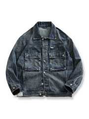 ワークポケットデニムジャケット
