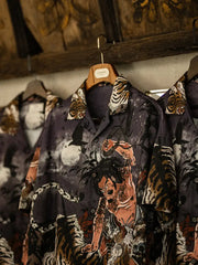 武松が虎を討つ キューバカラーシャツ