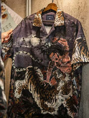 武松が虎を討つ キューバカラーシャツ
