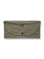 WWIIヴィンテージ風キャンバス手袋収納バッグの正面画像