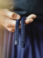 Zazen パンツ ウォータープリーツ リラックスロングパンツ