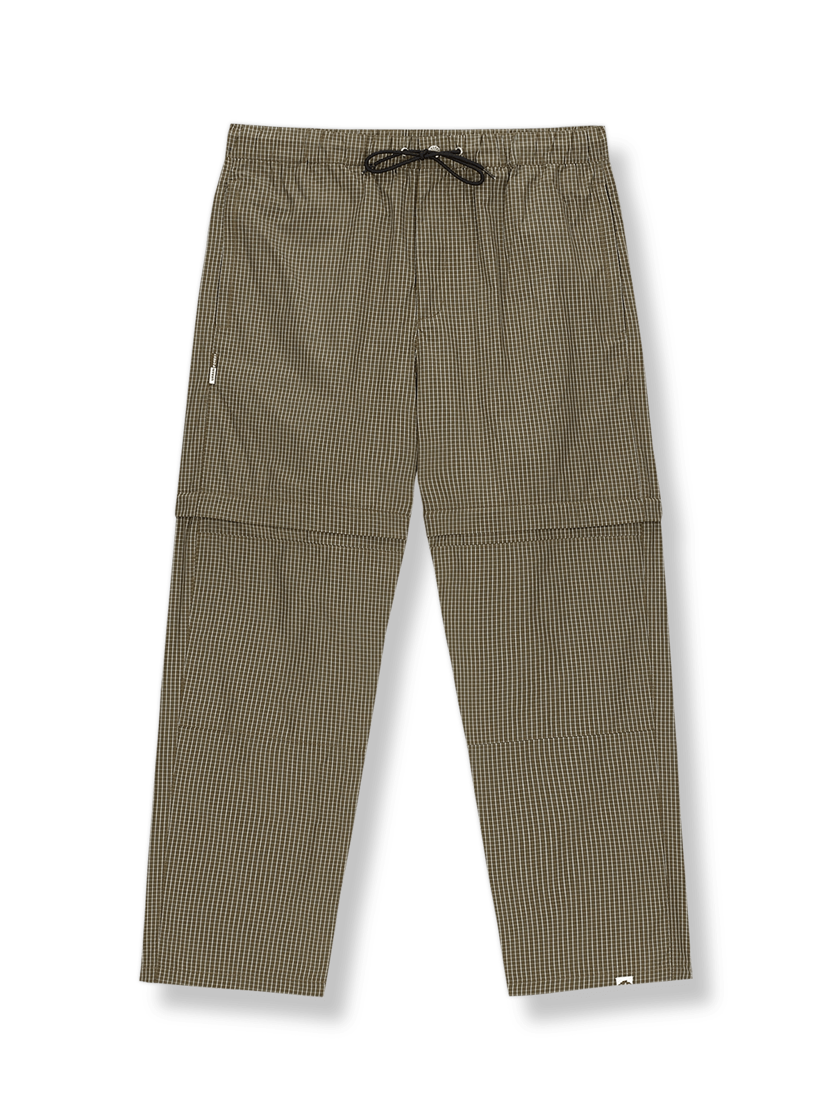 ジッパー着脱式アウトドアハイキングストレートパンツ。