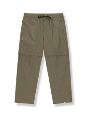 ジッパー着脱式アウトドアハイキングストレートパンツ。