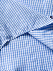 ジップポケットギンガムチェックシャツ