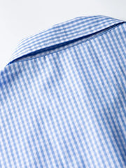 ジップポケットギンガムチェックシャツ