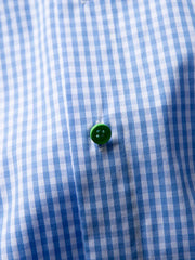 ジップポケットギンガムチェックシャツ