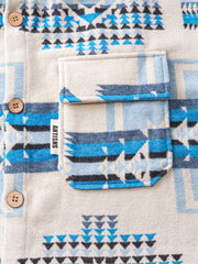 インディアン柄ウールシャツ