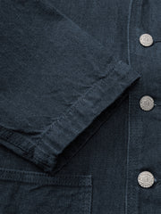 袖チェックコンビ 15oz赤耳ローデニムジャケット