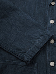 袖チェックコンビ 15oz赤耳ローデニムジャケット