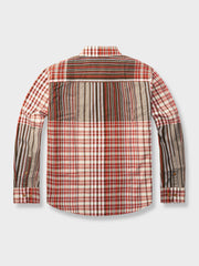 マルチストライプチェックシャツ