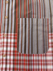 マルチストライプチェックシャツ