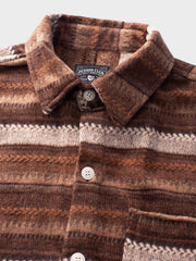 ヴィンテージ感 民族調ツイードシャツ
