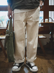 11.2ozナチュラル綿帆  デニムパンツ