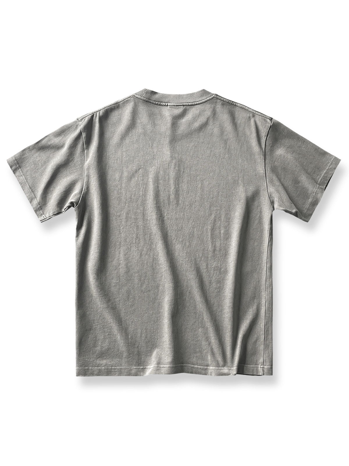 ガーメントダイ仕上げビンテージウォッシュコットンTシャツの全体像。