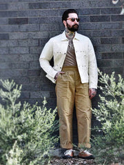 12.5OZ ハイウェストグルカパンツ