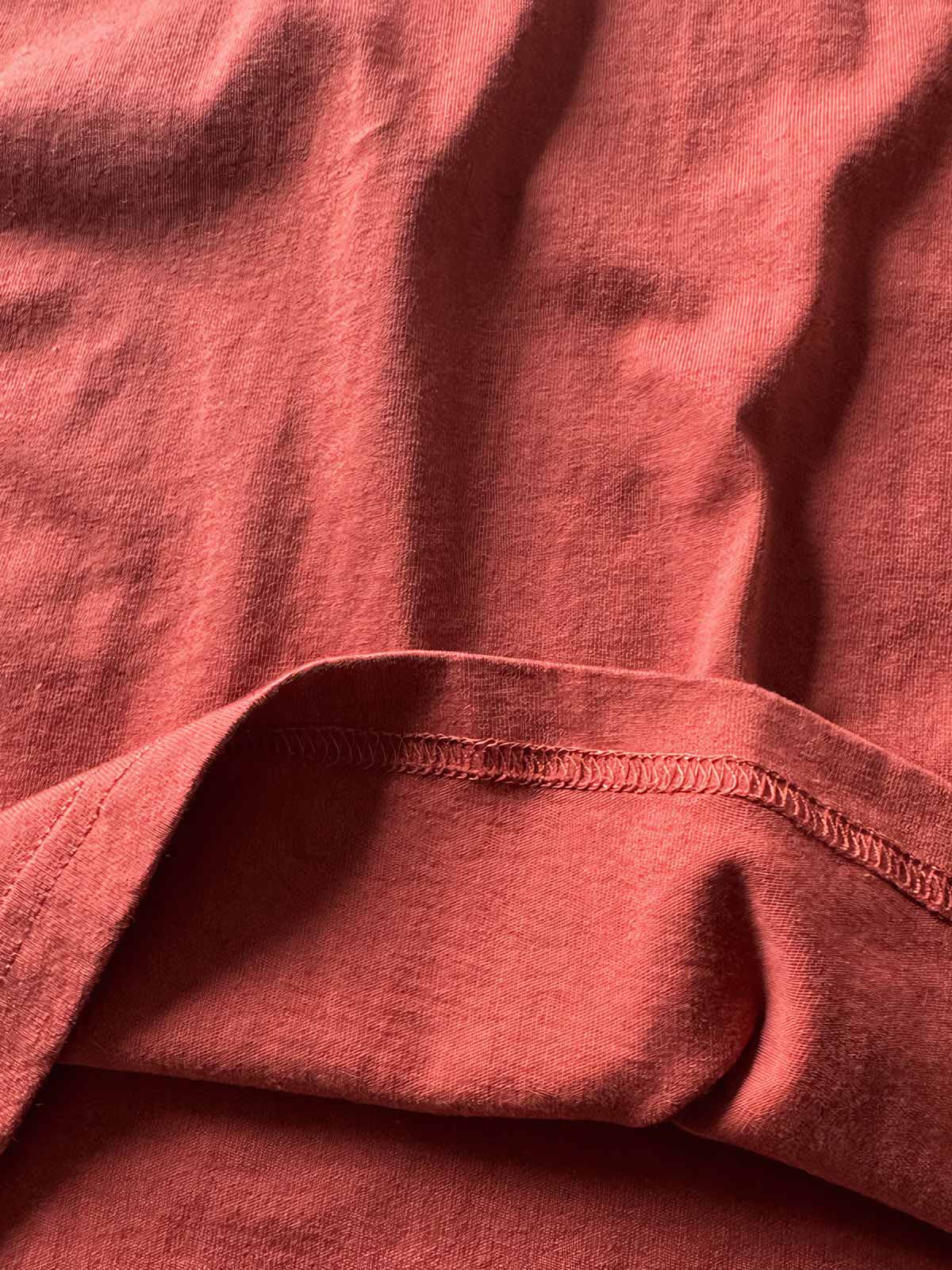 Tシャツのヴィンテージ加工ディテール画像