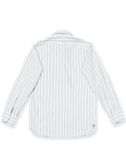  ヴィンテージジャカードストライプシャツの正面展示