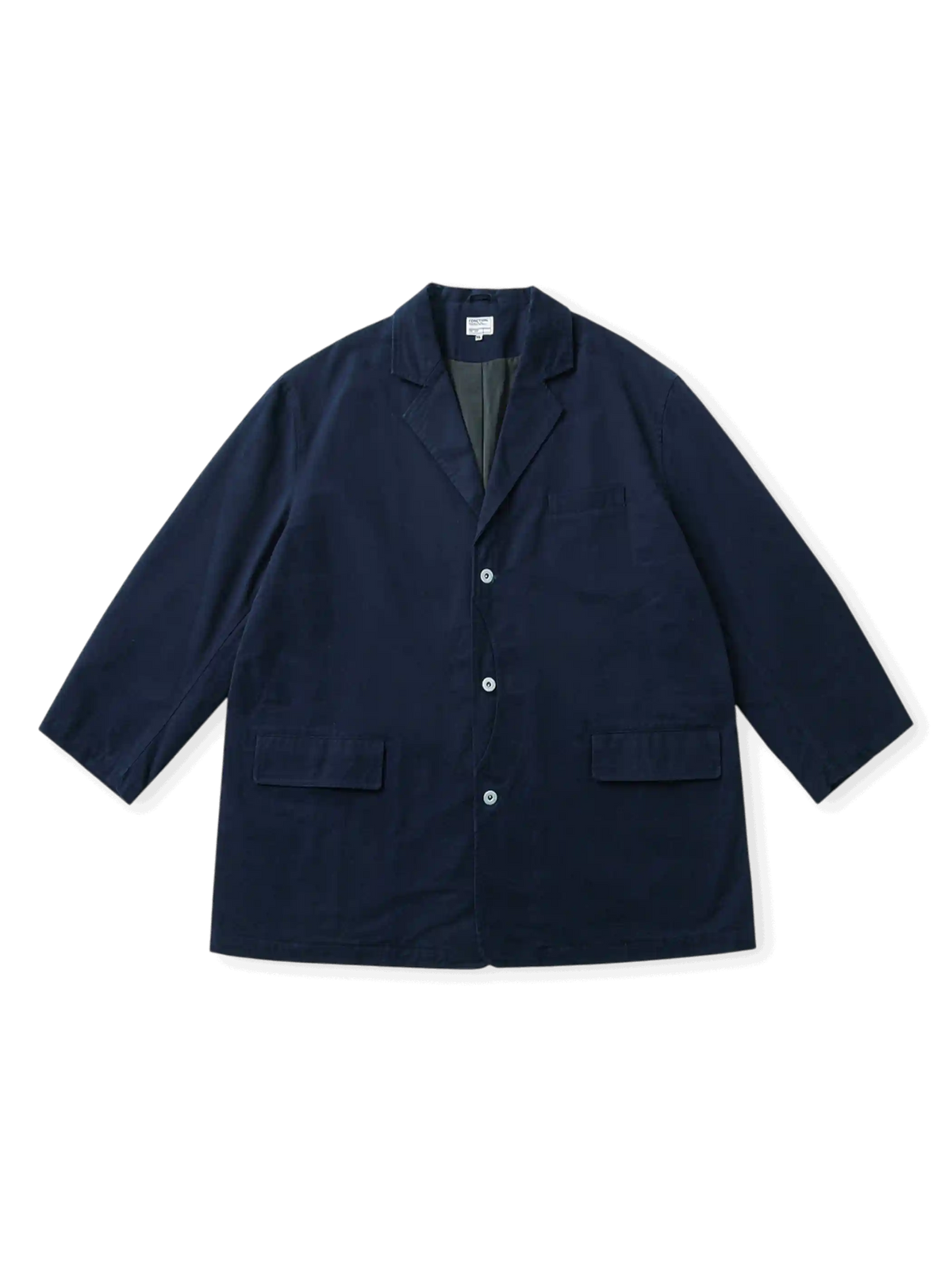 1950年代着想の起毛コットンツイル製ハンティングポケットジャケット。260gスラブ裏地とヴィンテージ工字ボタン付き