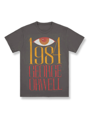 製品画像: ジョージ・オーウェル『1984』出版70周年記念Tシャツ正面図