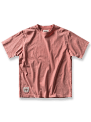 スノーウォッシュ加工のヴィンテージ風250gコットン半袖Tシャツ