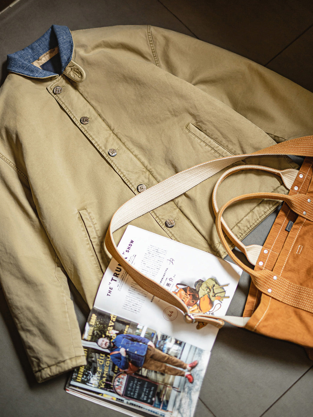 N-1デッキジャケット スタンドカラー,海軍の名作を現代に再構築した、冬を支えるミリタリーウェア。
