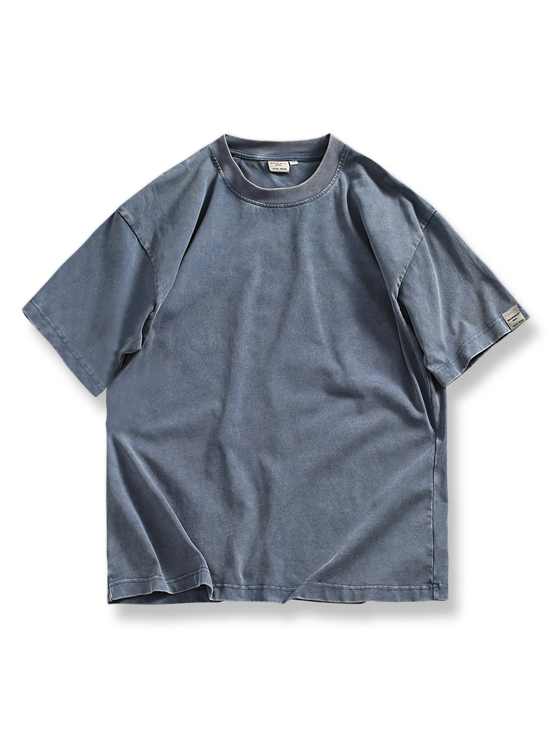 280GヘビーウェイトピュアコットンのドロップショルダーTシャツ。