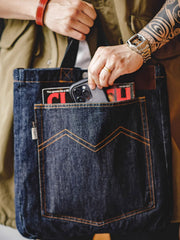 2WAY デニムショルダーバッグ