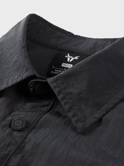 2WAY 袖取り外し可能 長袖シャツ