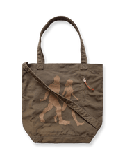 BLEUNUIITの耐久性キャンバス2WAYバッグ、中サイズ、ウォッシュ加工で独自のスタイルを演出、白背景