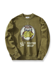 490グラム重のクルーネックスウェットシャツの製品イメージ